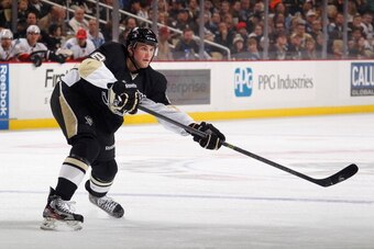 Pittsburgh Penguins prospect Brian Dumoulin during a recent stint in the NHL.