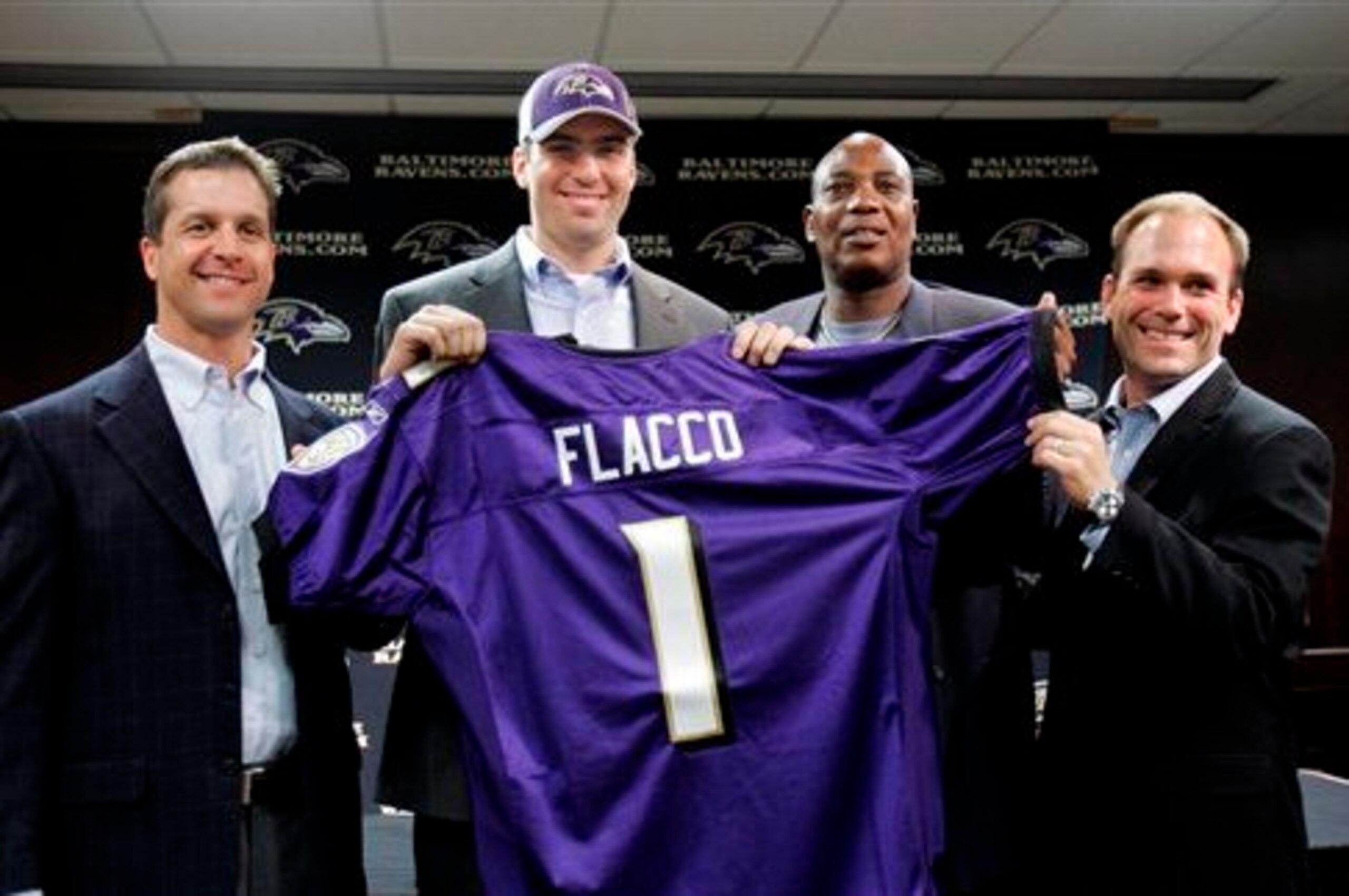 Baltimore's first interaction with Joe Flacco came at the Senior Bowl. Then, they made him their franchise quarterback.