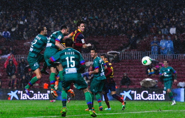 Carles Puyol powered Barca ahead to start yet another Levante collapse.