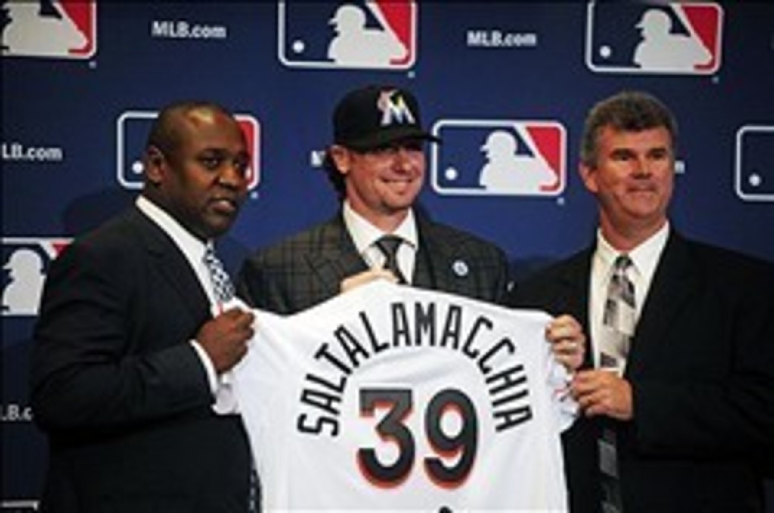 After winning the 2013 World Series with the Boston Red Sox, Jarrod Saltalamacchia returns home by signing a three-year deal with the Marlins.