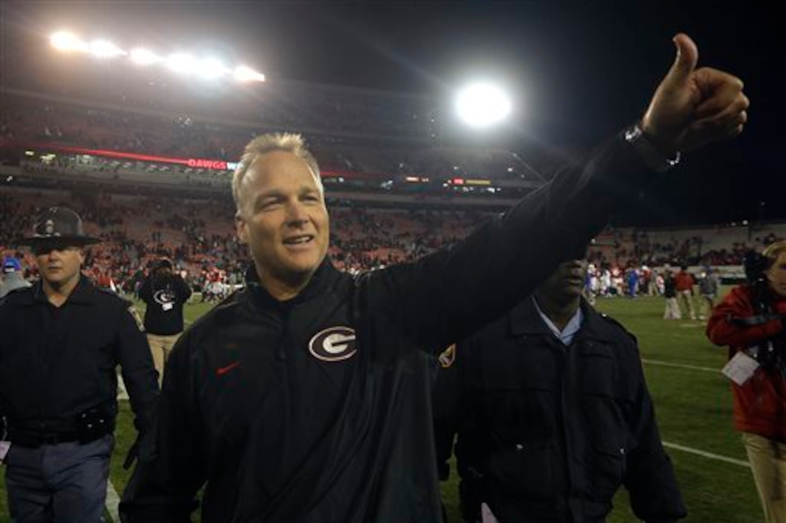 Georgia head coach Mark Richt