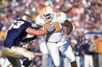 John Henderson won the 2000 Outland Trophy as the nation's top interior lineman.