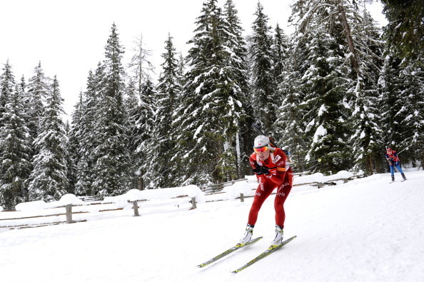 Berger sets the pace for the women.