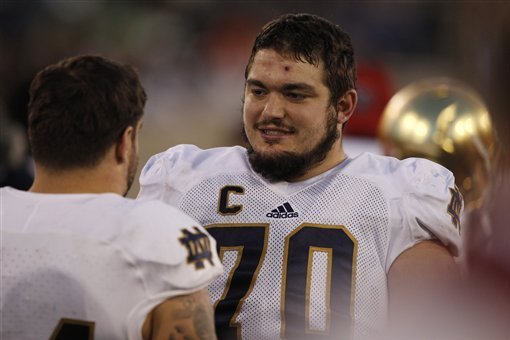 Notre Dame OL Zack Martin would fit a glaring need in Miami's interior offensive line.