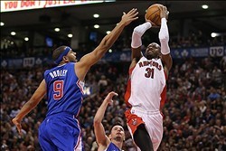 Where does Terrence Ross' career-high 51-point explosion rank on the list of improbable scoring outbursts?