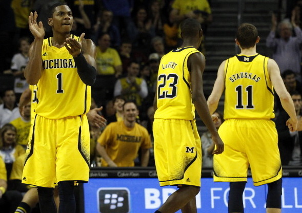 A tough slate of nonconference games helped Michigan remain composed on the road in Big Ten play.