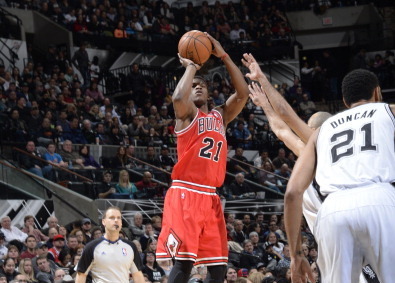 Maybe Jimmy Buckets should try to attack the rim more often.