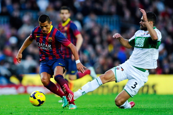 Ex-La Masia graduate Alberto Botia is now at Elche.