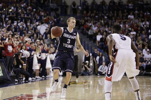 BYU junior guard Tyler Haws