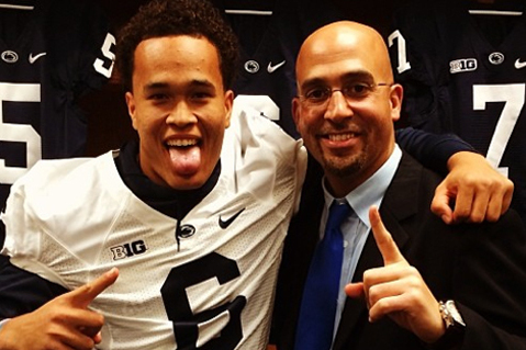 Koa Farmer on his visit to Penn State