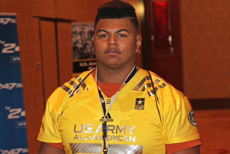 Former Texas defensive tackle commit Trey Lealaimatafao will choose between LSU, Oregon and UCLA.