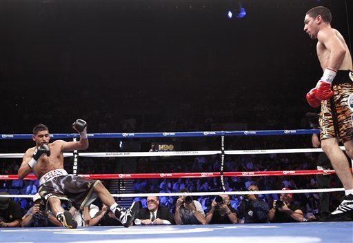 Amir Khan suffers from a lack of whiskers.