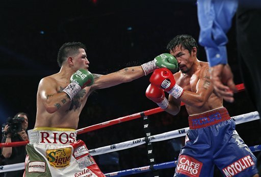 Rios is just not fast enough to keep up with elite fighters.