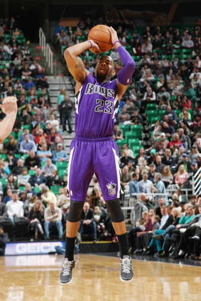 Marcus Thornton, with the Sacramento Kings.