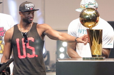 Wade has been successful with Miami, winning three championships.