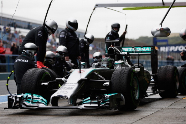 The Mercedes looked good and ran well