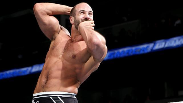Antonio Cesaro prepares to put Dolph Ziggler away with The Neutralizer.