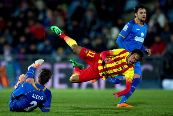 Neymar became injured just as he hit top form