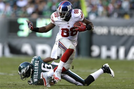 WR Hakeem Nicks is about to become a free agent.