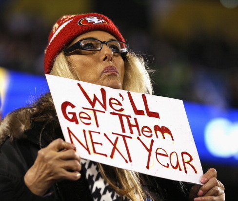 The 49ers' hopes were dashed by the Seattle Seahawks in the NFC Championship.