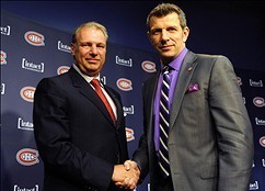 Michel Therrien (left) and Marc Bergevin