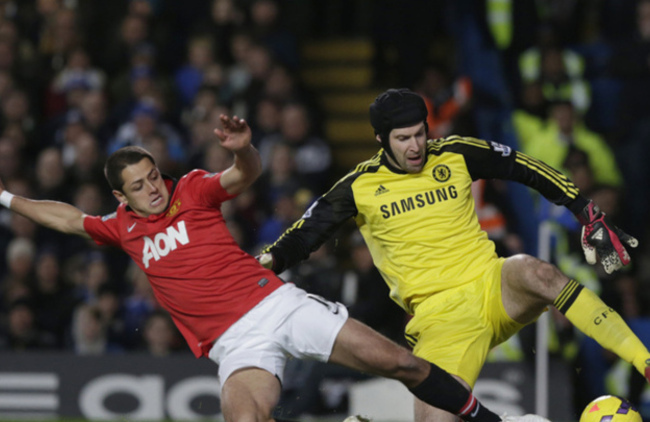 Javier Hernandez has scored goals for Manchester United since August 2010.