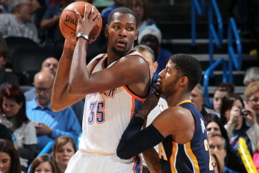 Kevin Durant and Paul George are leading two of the best teams in the NBA this season.