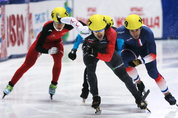 Charles Hamelin is, once again, a favorite in the 1,500.