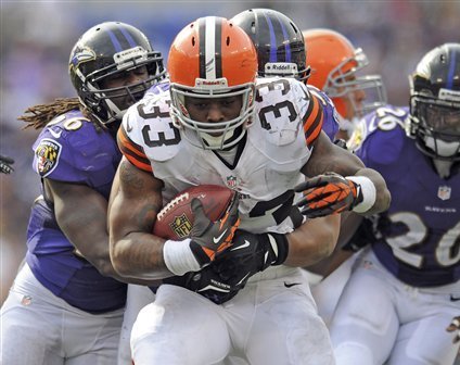 Trent Richardson was traded from the Browns to the Colts following Week 2