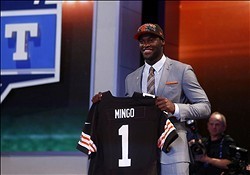 Barkevious Mingo was Cleveland's first round pick in 2013