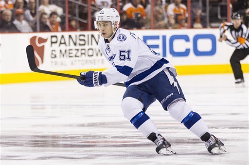 Valtteri Filppula has been one of the Lightning's best forwards this season.