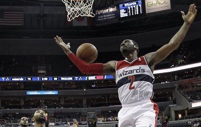 John Wall, rejoicing.