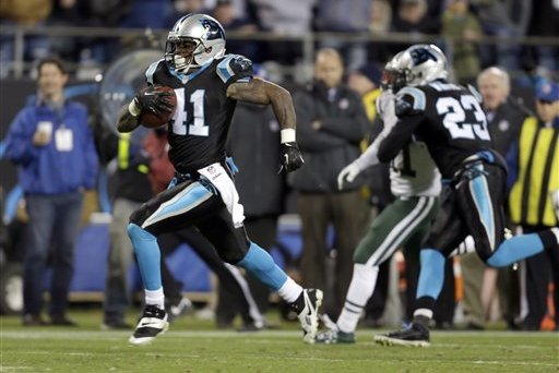 Veteran Captain Munnerlyn (41) did a great job in the secondary in 2013.  Rookie Melvin White (23) didn't fare too bad either.