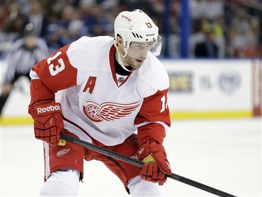 Pavel Datsyuk has 32 points in 35 games in 2013-14.