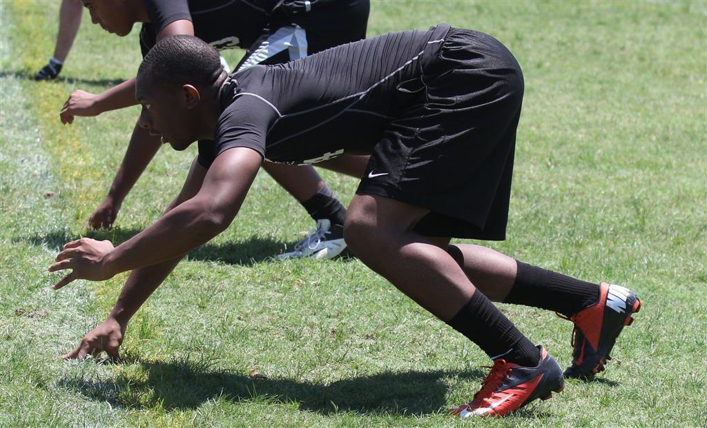 Sedrick King in action