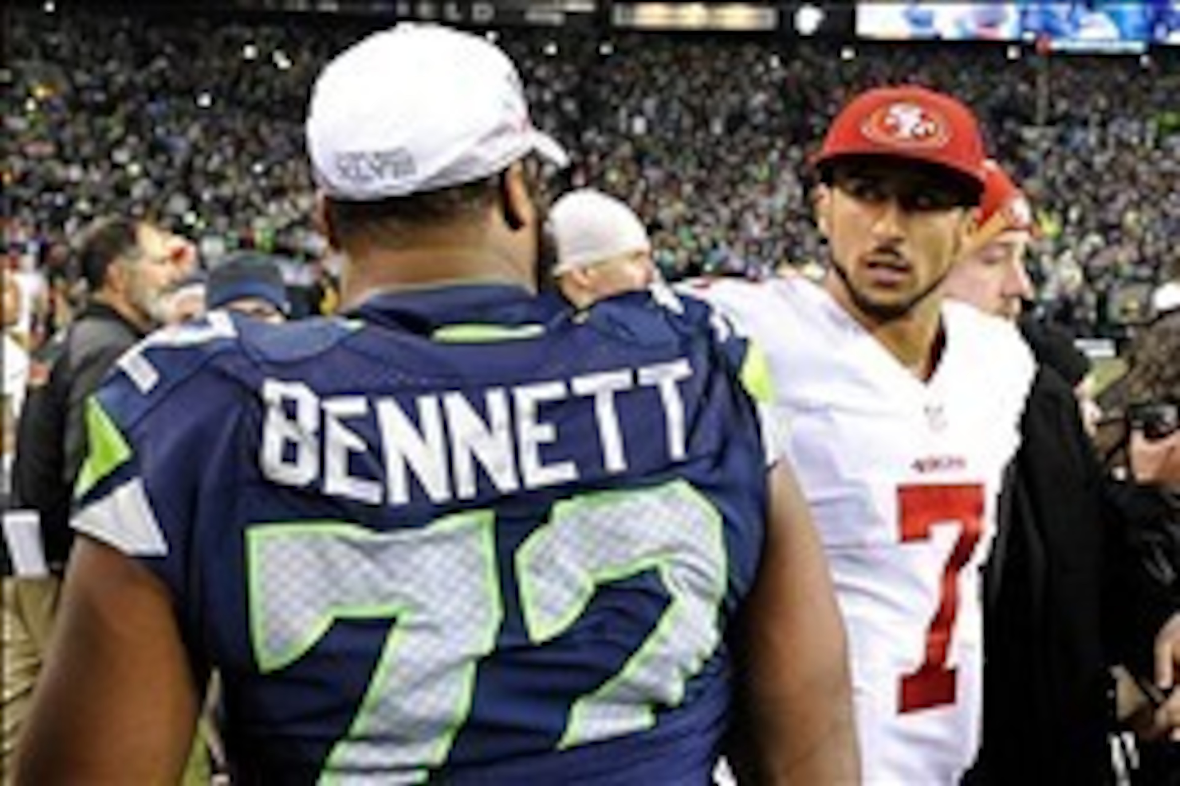 Will Seattle Seahawks defensive end Michael Bennett be "back" with the team in 2014?
