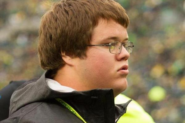 Huge offensive tackle Braden Eggert is one of the most unproven Oregon signees, but has a very high ceiling.