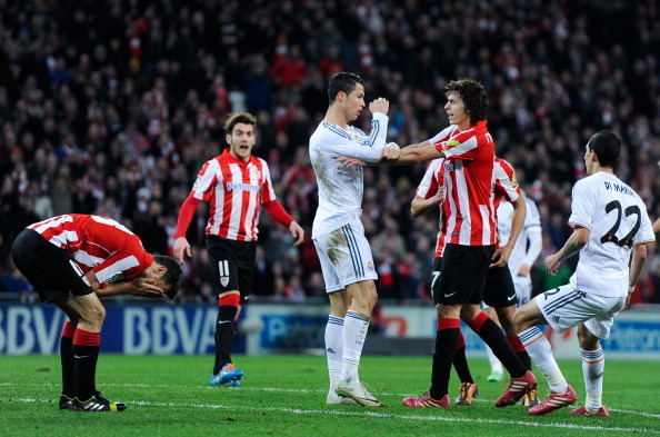 Getting testy: Cristiano Ronaldo will be provoked