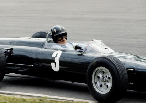 Hill at the 1964 British Grand Prix.