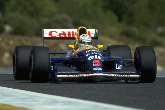 Mansell in 1992.