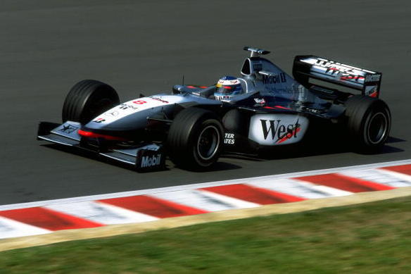 Hakkinen at the 1998 Hungarian Grand Prix.