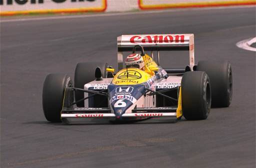 Piquet at the 1987 British Grand Prix.