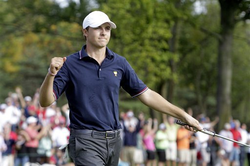 Jordan Spieth did a lot of this in 2013.