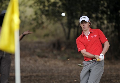 Rory McIlroy spent a lot of the 2010 season flag-hunting.