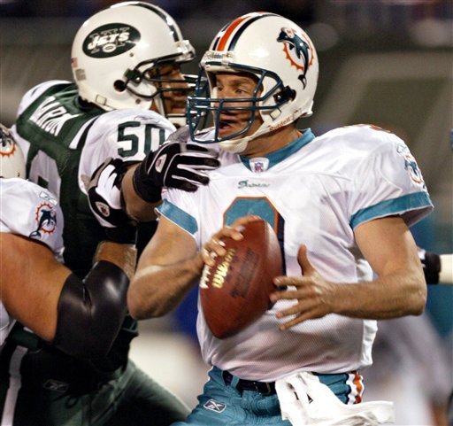 Jay Fiedler and the Dolphins couldn't hold off the Jets