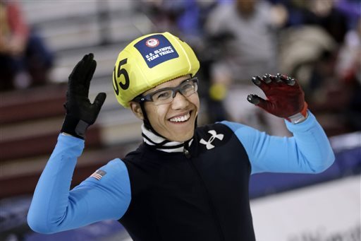 U.S. speedskater J.R. Celski