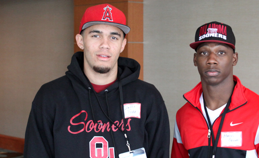 Look out for Todd (left) to grow into a home-run threat.