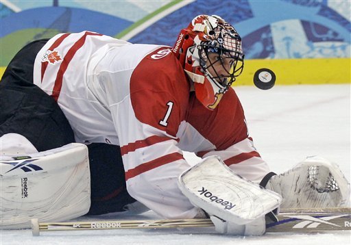 Roberto Luongo looks to repeat gold as starter for Canada.