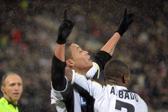 Luis Muriel scored the winner against Fiorentina on Tuesday.