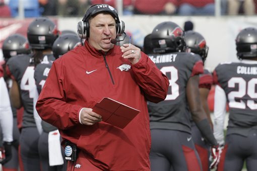 Head coach Bret Bielema